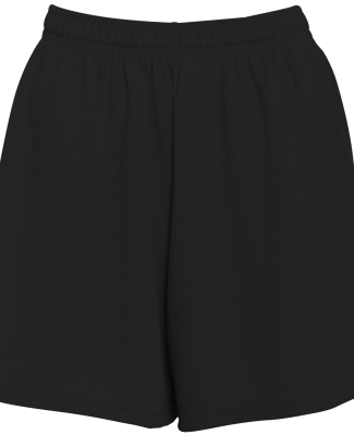 960 Ladies Wicking Mesh Short  in Black