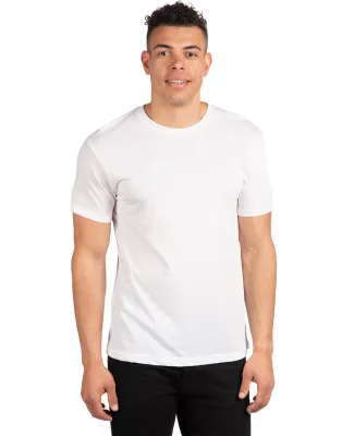 Next Level 6010 Men's Tri-Blend Crew in White