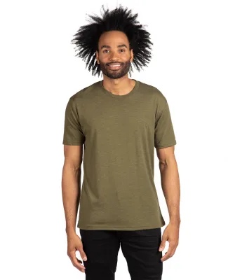 Next Level 6010 Men's Tri-Blend Crew in Military green