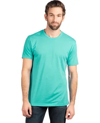 Next Level 6010 Men's Tri-Blend Crew in Tahiti blue