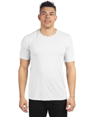Next Level 6200 Men's Poly/Cotton Tee in White