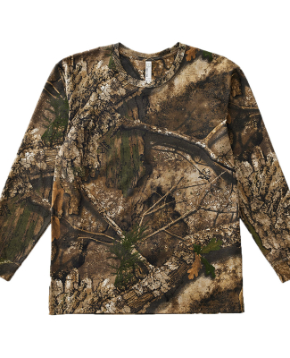 Code V 3981 Adult Realtree® Camo Long Sleeve Tee in Realtree apx