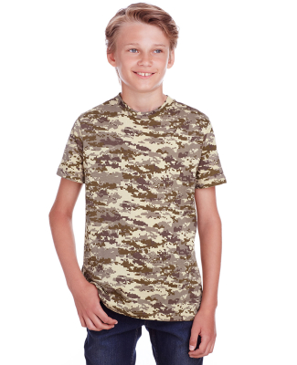 Code V 2207 Youth Camouflage T-Shirt in Sand digital