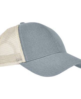 econscious EC7093 Unisex Hemp Eco Trucker Recycled in Charcoal/ oyster