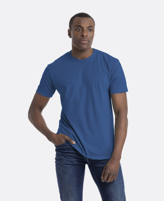 Next Level 6210 Men's CVC Crew in Heather cool blue