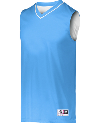 Augusta Sportswear 152 Adult Reversible Two-Color  in Columbia blue/ white