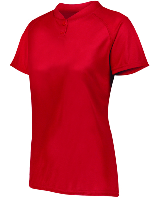 Augusta Sportswear 1567 Ladies' Attain Two-Button  in Red
