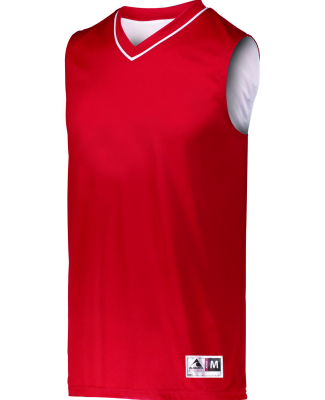 Augusta Sportswear 153 Youth Reversible Two-Color  in Red/ white