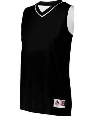 Augusta Sportswear 154 Ladies' Reversible Two-Colo in Black/ white