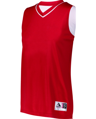 Augusta Sportswear 154 Ladies' Reversible Two-Colo in Red/ white