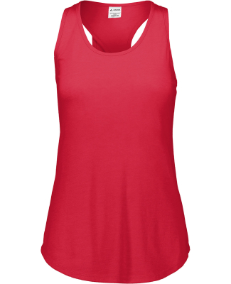 Augusta Sportswear 3079 Girls Lux Tri-Blend Tank in Red heather