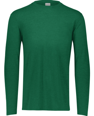 Augusta Sportswear 3075 Adult 3.8 oz., Tri-Blend L in Dark green heather