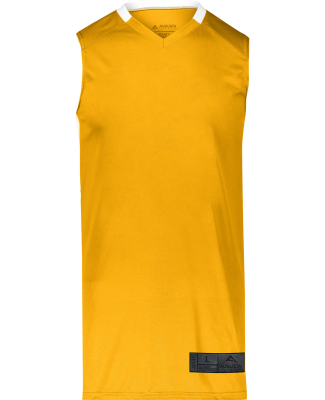 Augusta Sportswear 1730 Adult Step-Back Basketball in Gold/ white
