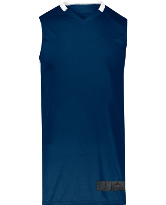 Augusta Sportswear 1730 Adult Step-Back Basketball in Navy/ white