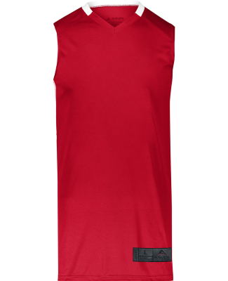 Augusta Sportswear 1730 Adult Step-Back Basketball in Red/ white
