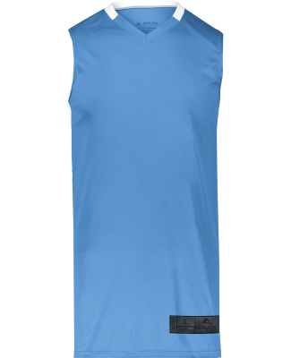 Augusta Sportswear 1731 Youth Step-Back Basketball in Columbia blue/ white