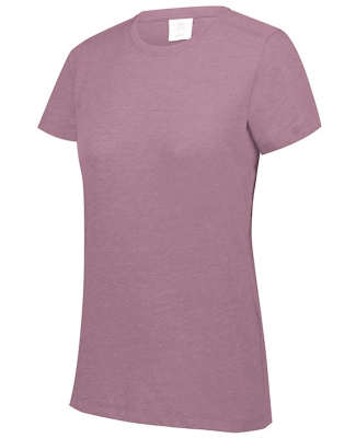 Augusta Sportswear 3067 Ladies' 3.8 oz., Tri-Blend in Dusty rose heather