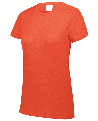 Augusta Sportswear 3067 Ladies' 3.8 oz., Tri-Blend in Orange heather