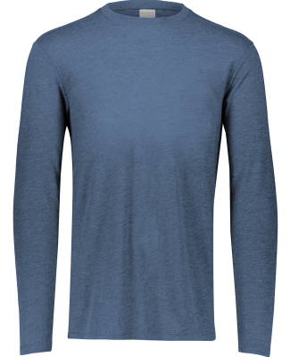 Augusta Sportswear 3076 Youth 3.8 oz., Tri-Blend L in Navy heather