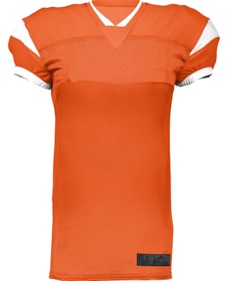 Augusta Sportswear 9583 Youth Slant Football Jerse in Orange/ white