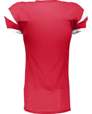 Augusta Sportswear 9583 Youth Slant Football Jerse in Red/ white