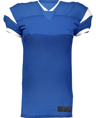 Augusta Sportswear 9583 Youth Slant Football Jerse in Royal/ white