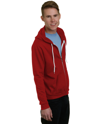 Bayside Apparel 875 Unisex 7 oz., 50/50 Full-Zip F in Cardinal