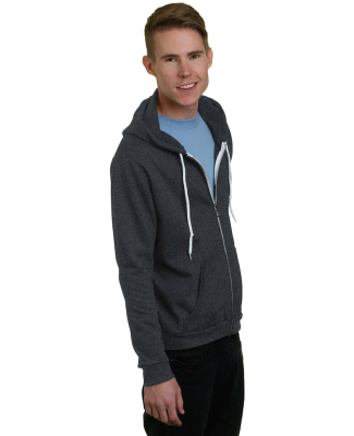 Bayside Apparel 875 Unisex 7 oz., 50/50 Full-Zip F in Charcoal Heather