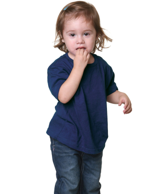 Bayside Apparel BA4125 Toddler 5.4 oz., 100% Cotto in Dark navy