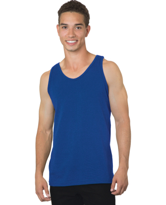 Bayside Apparel 6500 Men's 6.1 oz., 100% Cotton Ta in Royal blue