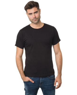 Bayside Apparel 9500 Unisex 4.2 oz., 100% Cotton F in Black