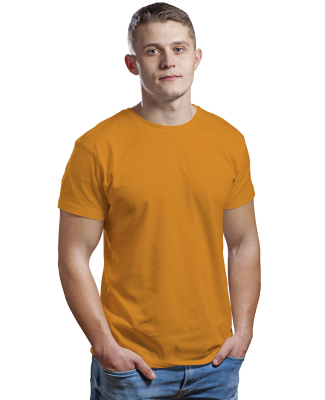 Bayside Apparel 9500 Unisex 4.2 oz., 100% Cotton F in Gold