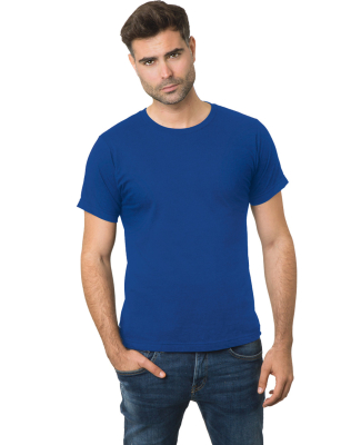 Bayside Apparel 9500 Unisex 4.2 oz., 100% Cotton F in Royal blue