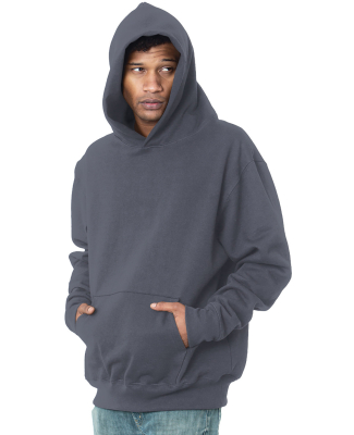 Bayside Apparel 4000 Adult Super Heavy Hooded Swea in Dark grey