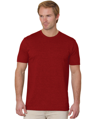 Bayside Apparel 9510 Unisex 4.2 oz., 50/50 Fine Je in Wine