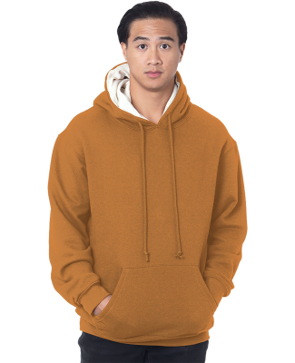 Bayside Apparel BA930 Adult Super Heavy Thermal-Li in Caramel brown/ cream