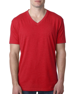 Next Level 6240 Men's CVC V in Red