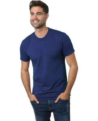 Bayside Apparel 9570 Unisex 4.2 oz., Triblend T-Sh in Tri denim