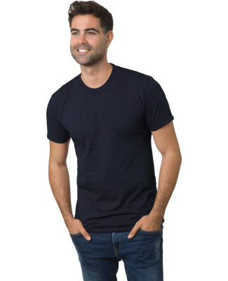Bayside Apparel 9570 Unisex 4.2 oz., Triblend T-Sh in Tri midnight