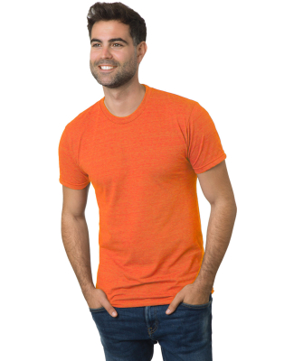 Bayside Apparel 9570 Unisex 4.2 oz., Triblend T-Sh in Tri orange