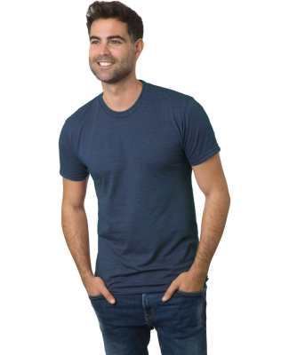 Bayside Apparel 9570 Unisex 4.2 oz., Triblend T-Sh in Tri steel blue
