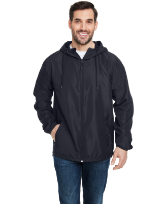 Burnside Clothing B9754 Lightweight Windbreaker in Black