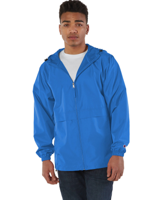 Champion Clothing CO125 Adult Full-Zip Anorak Jack in Royal blue