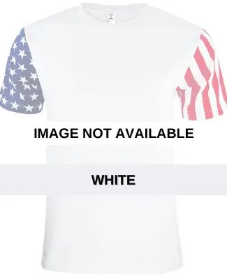 Code V 3976 Men's Stars & Stripes T-Shirt White