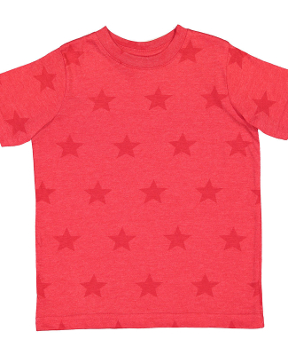 Code V 3029 Toddler Five Star T-Shirt in Red star