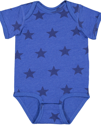 Code V 4329 Infant Five Star Bodysuit in Royal star