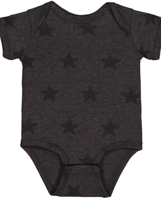 Code V 4329 Infant Five Star Bodysuit in Smoke Star