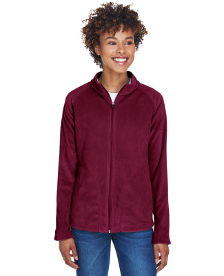 Team 365 TT90W Ladies' Campus Microfleece Jacket in Sport maroon