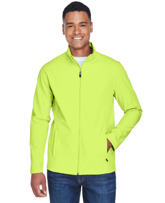 Team 365 TT80 Men's Leader Soft Shell Jacket in Safety yellow
