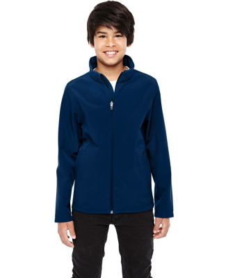 Team 365 TT80Y Youth Leader Soft Shell Jacket in Sport dark navy